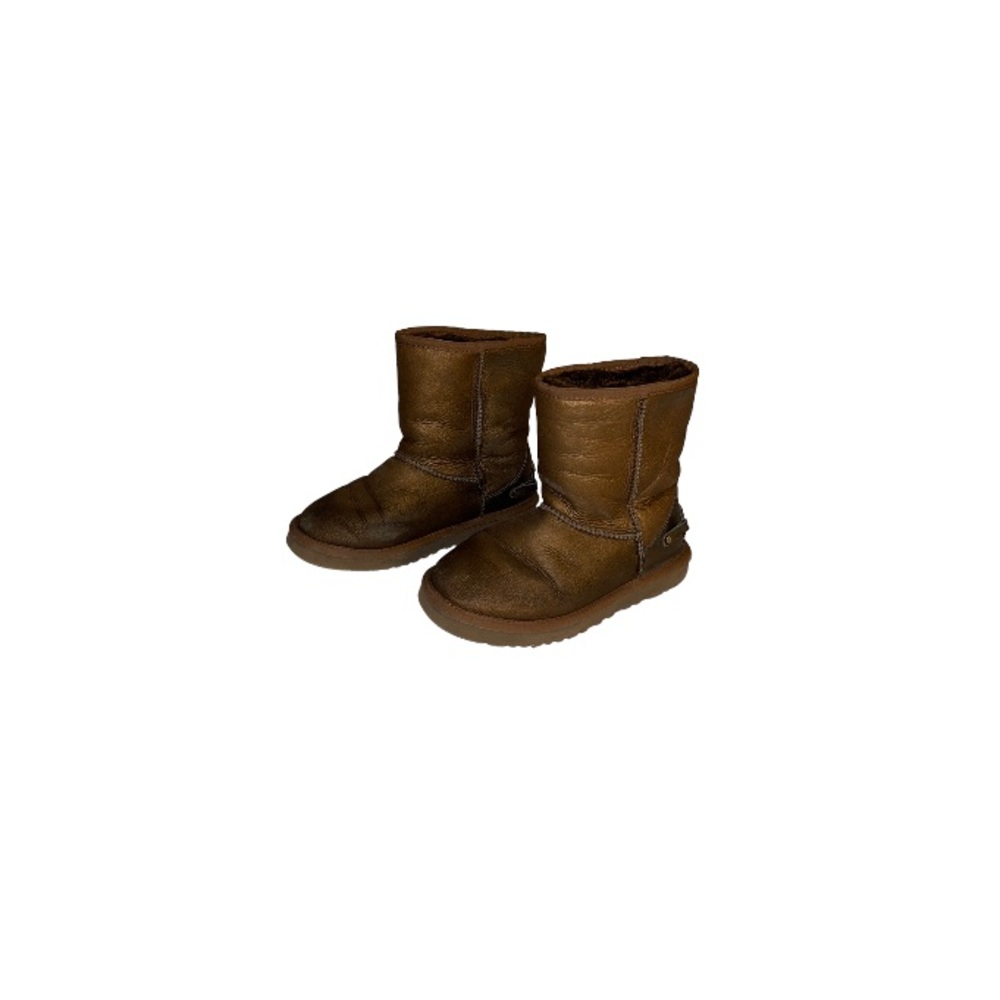 UGG Australia Bronze Leather Boots - Women’s Size 6